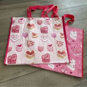 Homegoods TJMaxx Marshalls Vintage Heart Cake & Valentine’s Day Tote Bags NWOT